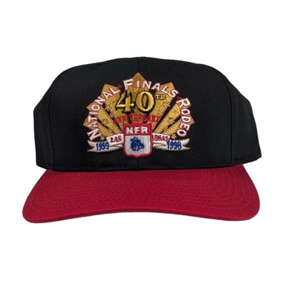 Vintage Rodeo National Finals 1998 Horse Riding Cowboy Western Snapback Hat - Picture 1 of 5